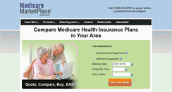 Desktop Screenshot of medicaremarketplace.com